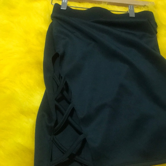 Dark Olive bodycon pencil skirt US size S - Picture 3 of 6